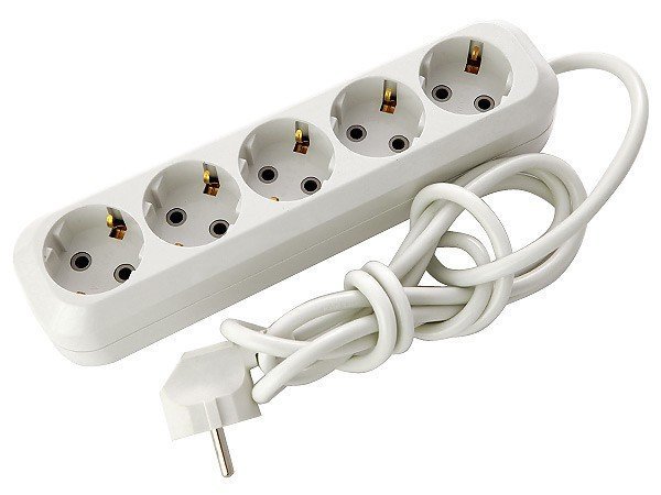 SVITTEX SV-016-2 удлинитель 5 розеток 2 м, заземление
